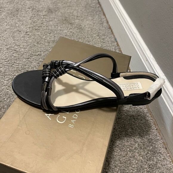 American Glamour byBadgley Mischka leather sandals - Picture 10 of 10